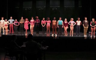 Stage scene from A Chorus Line at Metropolis Performing Arts Centre