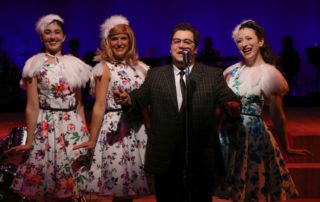 Stage scene from Buddy: The Buddy Holly Story at Metropolis Performing Arts Centre