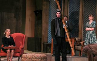 Stage scene from The Mousetrap at Metropolis Performing Arts Centre